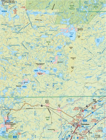 Map76 Thompson - Manitoba Backroad Mapbooks