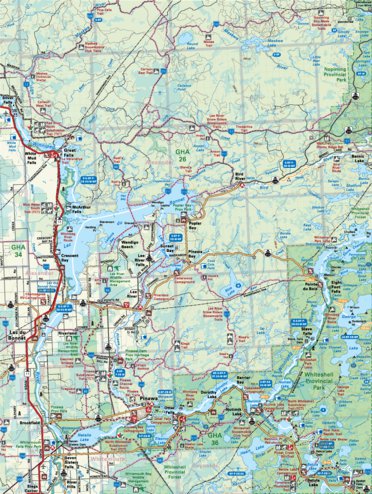 Map29 Pinawa - Manitoba Backroad Mapbooks