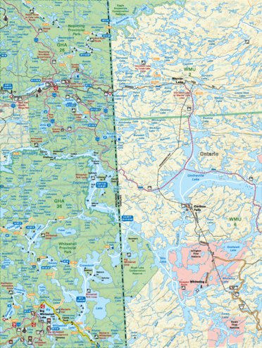 Map30 Bird Lake - Manitoba Backroad Mapbooks