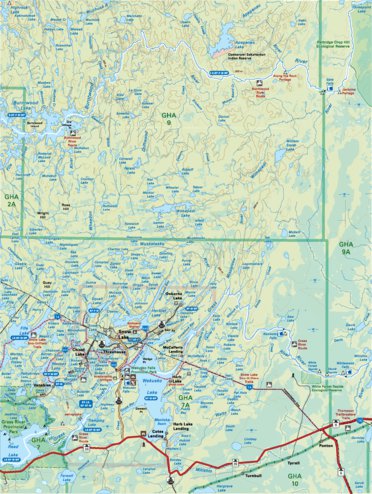 Map71 Snow Lake - Manitoba Backroad Mapbooks