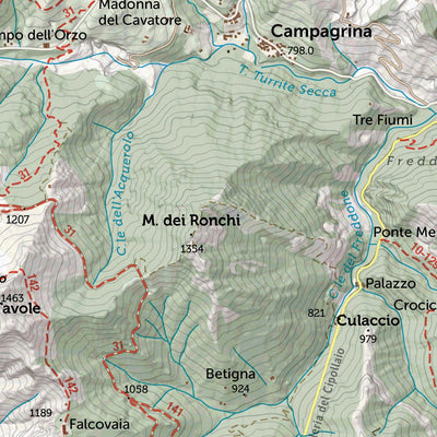 Alpi Apuane Hiking Trails Map 2018 Edition