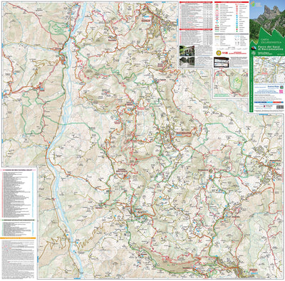 Carta Escursionistica del Parco dei Sassi di Roccamalatina