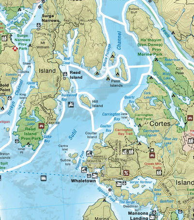 North Vancouver Island Recreation Map (BC Rec Map Bundle)