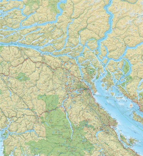Campbell River Area Recreation Map