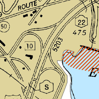 East Branch Angler Reservoir Map