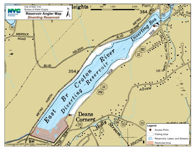Diverting Angler Reservoir Map