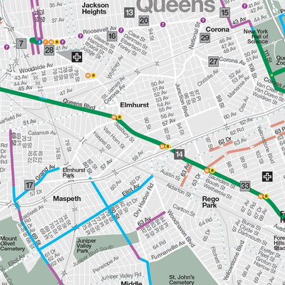 New York City Bike Map - Full Map