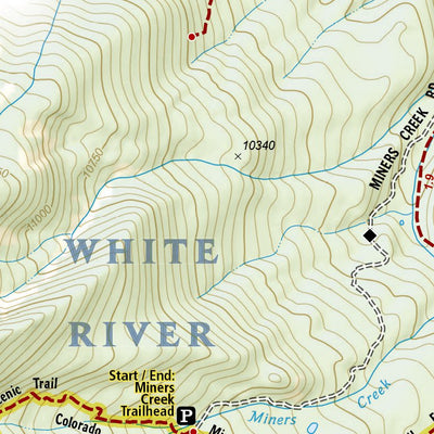 605 Frisco Local Trails (Miners Creek, Peak 5-6 Saddle, & Gold Hill Inset)