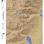 Grand Teton, Wyoming 7.5 Minute Topographic Map - Color Hillshade