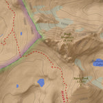 Grand Teton, Wyoming 7.5 Minute Topographic Map - Color Hillshade
