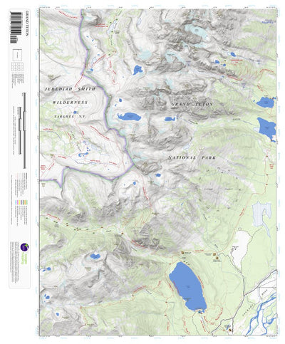 Grand Teton, Wyoming 7.5 Minute Topographic Map