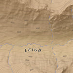 Mount Moran, Wyoming 7.5 Minute Topographic Map - Color Hillshade