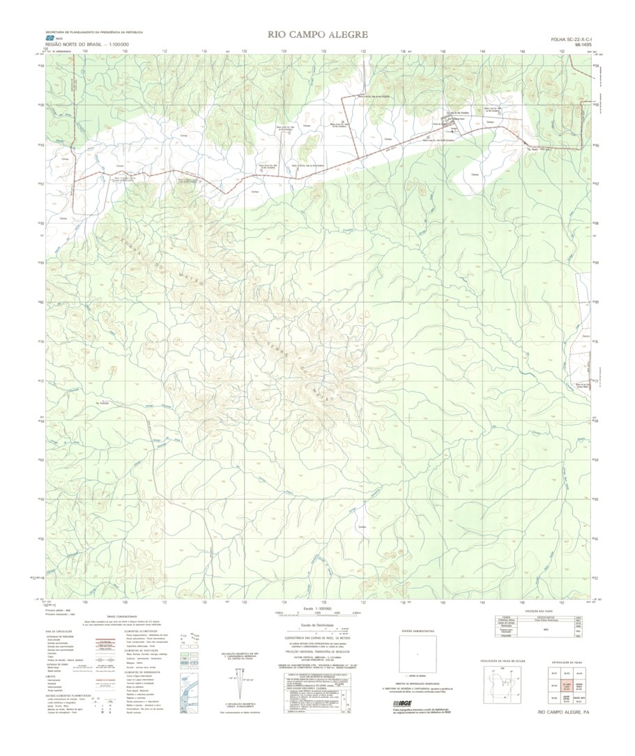 Campo Ruga Map RIO CAMPO ALEGRE Map by ENGESAT INTERNATIONAL | Avenza Maps