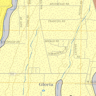 Carencro, La 24k surface geology