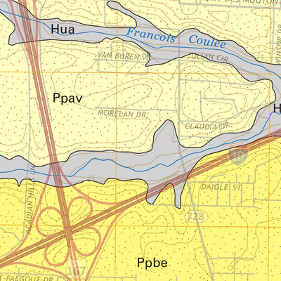 Carencro, La 24k surface geology