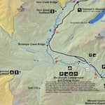 Rio Grande River Fishing Map - Colorado