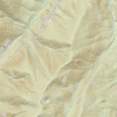 Bigfoot 200 Course Map USGS Topo 36x48