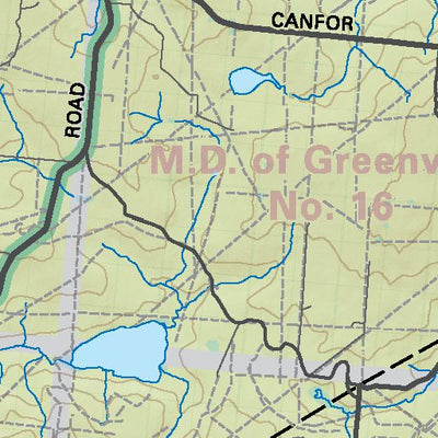 NOAB04 Simonette River - Northern Alberta Topo