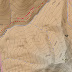 Redcloud Peak, Colorado 7.5 Minute Topographic Map - Color Hillshade