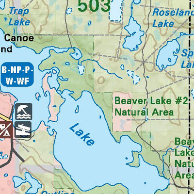 NOAB12 Lac La Biche - Northern Alberta Topo