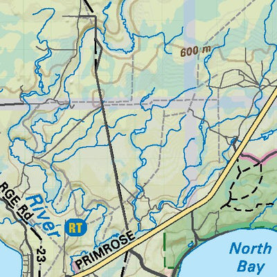 NOAB14 Marie Lake - Northern Alberta Topo