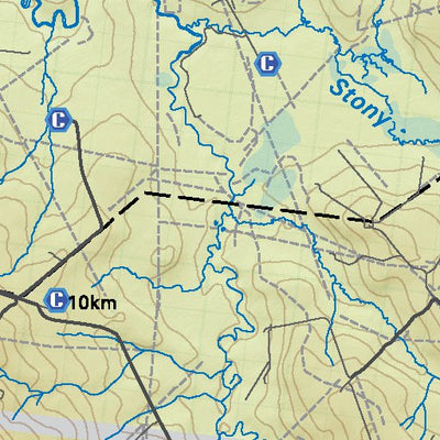 NOAB16 Beaverlodge - Northern Alberta Topo