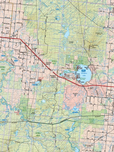 NOAB18 Sturgeon Lake - Northern Alberta Topo