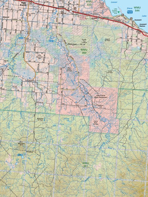 NOAB20 High Prairie - Northern Alberta Topo