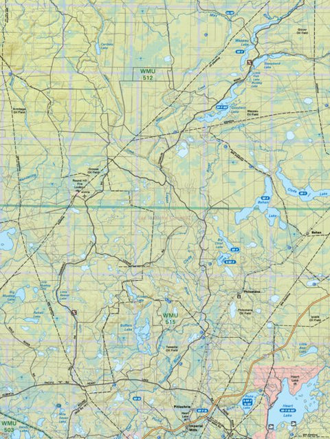 NOAB26 Heart Lake - Northern Alberta Topo