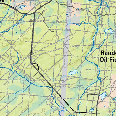 NOAB35 Gift Lake - Northern Alberta Topo