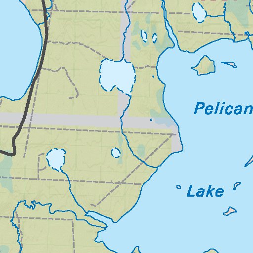 NOAB38 Sandy Lakes Northern Alberta Topo Map by Backroad Mapbooks