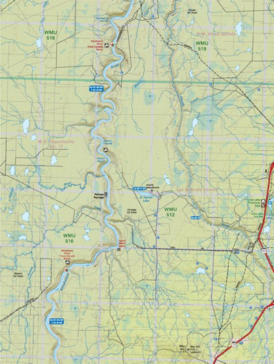 NOAB39 Pelican Portage - Northern Alberta Topo