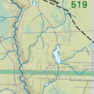NOAB39 Pelican Portage - Northern Alberta Topo