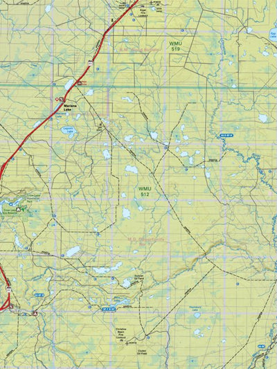 NOAB40 Mariana Lake - Northern Alberta Topo