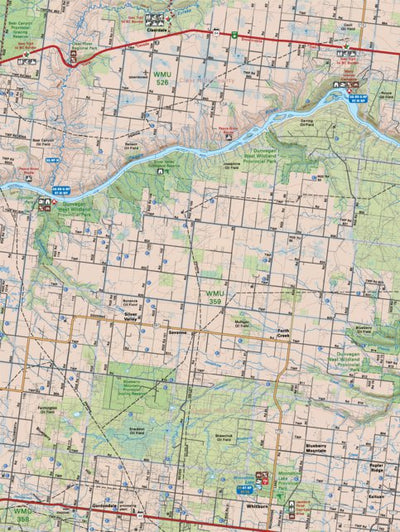 NOAB44 Silver Valley - Northern Alberta Topo