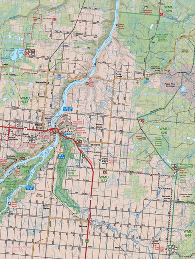NOAB47 Peace River - Northern Alberta Topo