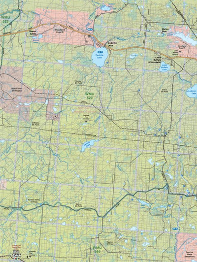 NOAB48 Cadotte Lake - Northern Alberta Topo