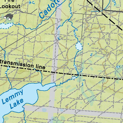 NOAB48 Cadotte Lake - Northern Alberta Topo