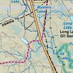 NOAB55 Gregoire Lake - Northern Alberta Topo