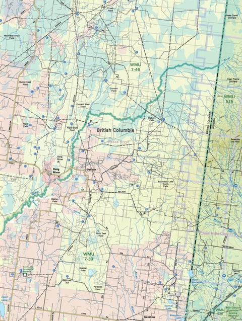 NOAB57 North Boundry Lake - Northern Alberta Topo