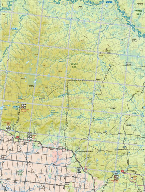 NOAB59 Eureka River - Northern Alberta Topo