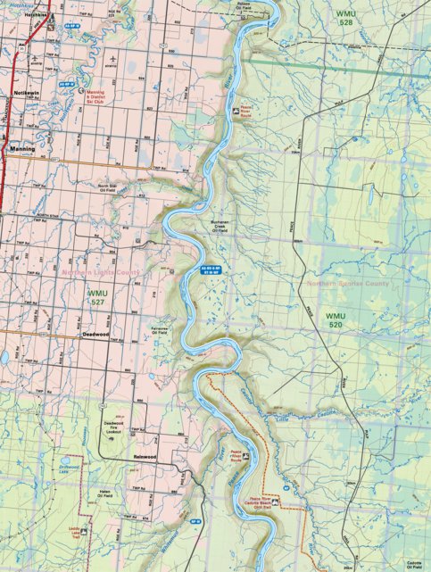 NOAB61 Notikewin - Northern Alberta Topo Map by Backroad Mapbooks ...
