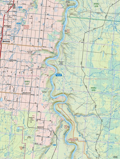 NOAB61 Notikewin - Northern Alberta Topo