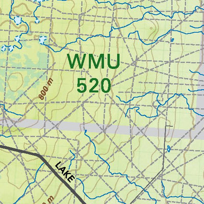 NOAB63 Sawn Lake - Northern Alberta Topo