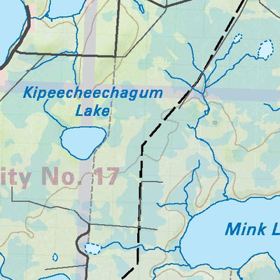 NOAB66 Chipewyan Lake - Northern Alberta Topo