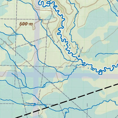 NOAB67 Dunkirk River - Northern Alberta Topo