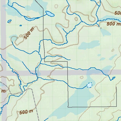 NOAB70 Clearwater River - Northern Alberta Topo