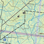 NOAB71 Chinchaga Wildland Prov Park - Northern Alberta Topo