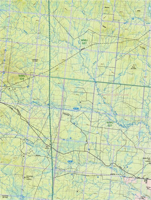 NOAB73 Meikle River - Northern Alberta Topo