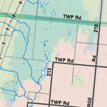 NOAB74 Kemp River - Northern Alberta Topo